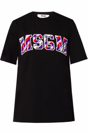 Logo-embroidered t-shirt, zdjęcie 1 Logo-embroidered t-shirt od MSGM